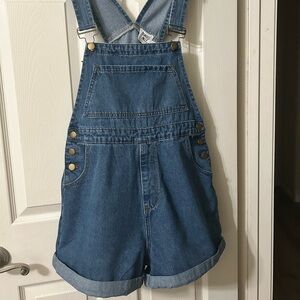 Princess Polly Light Blue Denim Overalls